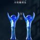 诺格精艺LGE044飞扬奖琉璃水晶奖杯-成都琉璃奖杯定制