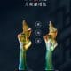 诺格精艺LGE046奋发奖琉璃水晶奖杯-成都琉璃奖杯定制