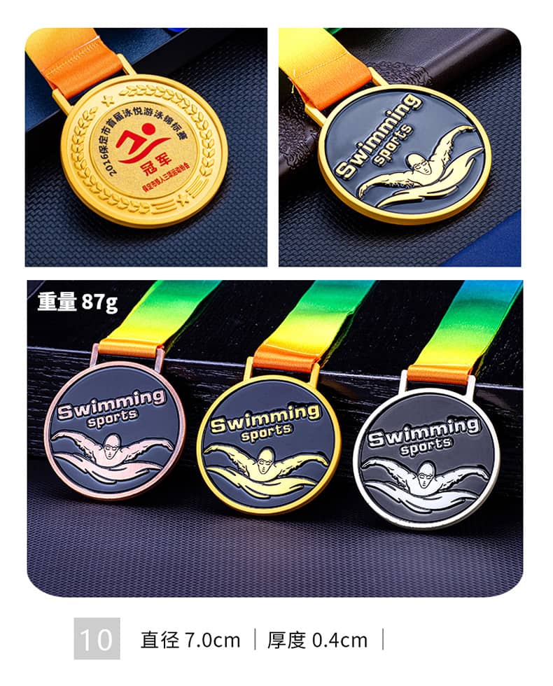 诺格精艺金银铜运动奖牌系列10-成都体育赛事运动奖牌定制