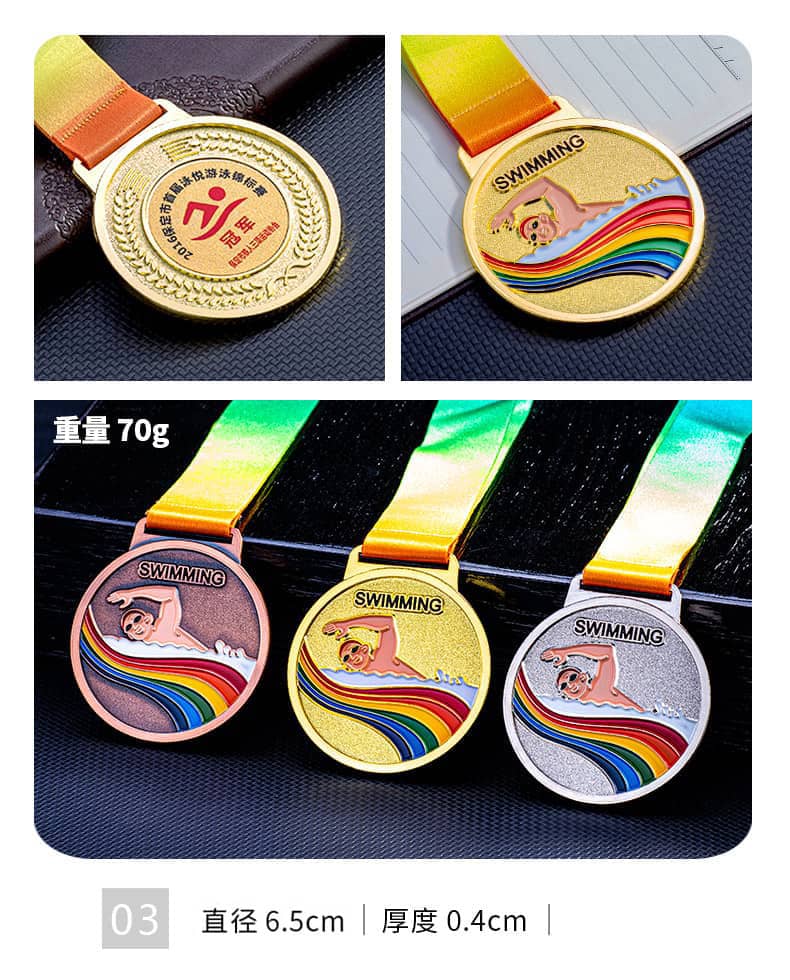 诺格精艺金银铜运动奖牌系列3-成都运动奖牌定制