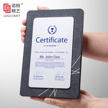 大理石水晶铝板奖牌13