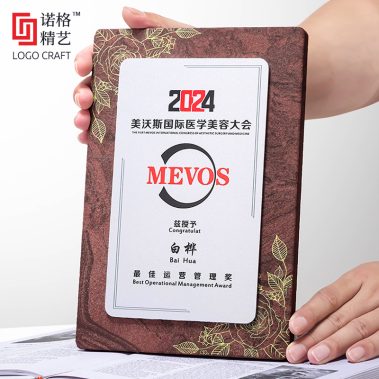 大理石水晶铝板奖牌14