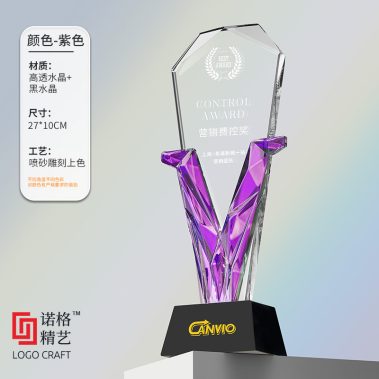 幻彩水晶定制奖杯系列二8