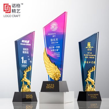 新款刀片水晶金属奖杯10