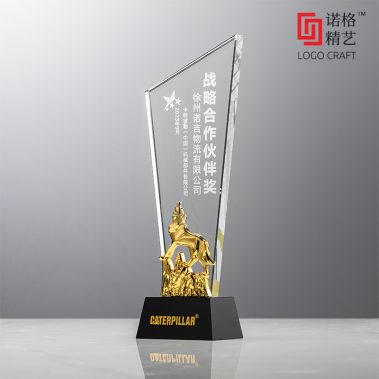 新款刀片水晶金属奖杯5