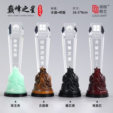 高端树脂水晶定制奖杯10