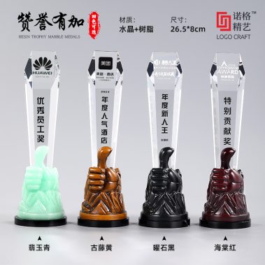 高端树脂水晶定制奖杯15