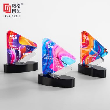 炫彩水晶彩印定制奖牌18