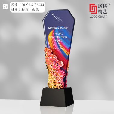 炫彩水晶树脂奖杯系列2-14
