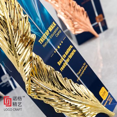 炫彩魔方定制金属水晶奖杯17