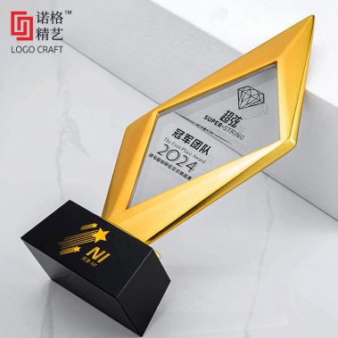 独树一帜金属水晶奖杯13