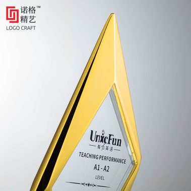 独树一帜金属水晶奖杯14