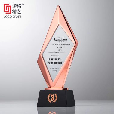 独树一帜金属水晶奖杯3