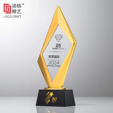 独树一帜金属水晶奖杯4