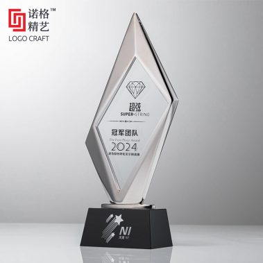 独树一帜金属水晶奖杯5