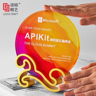 祥云定制水晶彩印奖牌7