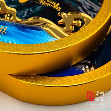 金属彩印定制水晶奖牌13