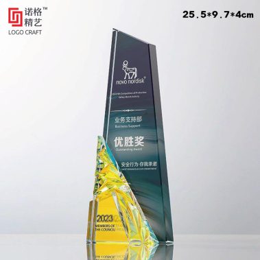 创意冰山水晶奖杯-12