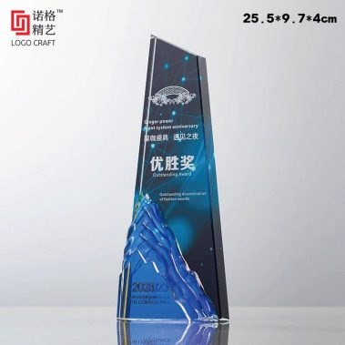 创意冰山水晶奖杯-18