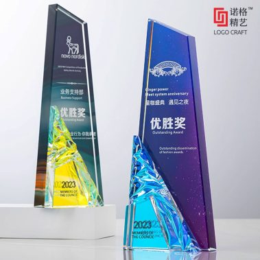 创意冰山水晶奖杯-6