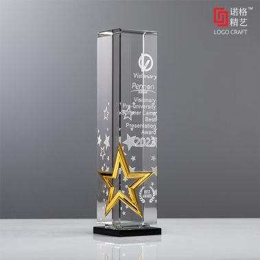 创意金属五星水晶奖杯-13
