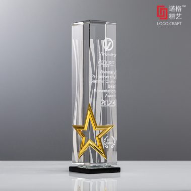 创意金属五星水晶奖杯-14