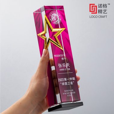 创意金属五星水晶奖杯-18