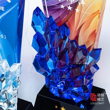 创新钻石水晶彩印奖杯-15