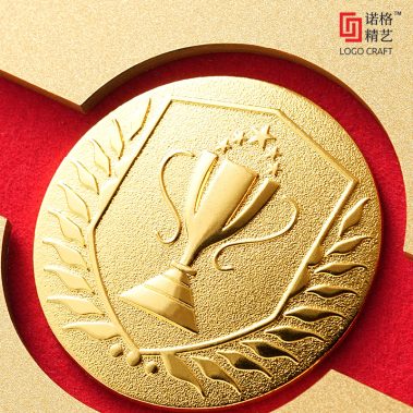 山峰勋章金属铝框奖牌-细节2