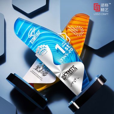 新款帆船铝材水晶奖杯-6