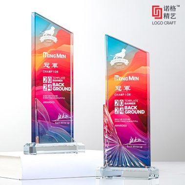 新款炫彩定制水晶奖杯-2