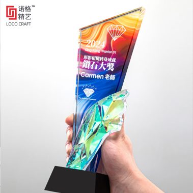 新款炫彩定制水晶奖杯-5