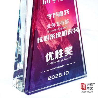 炫彩定制五星水晶奖杯-18