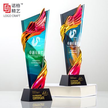 炫彩树脂水晶奖杯-1