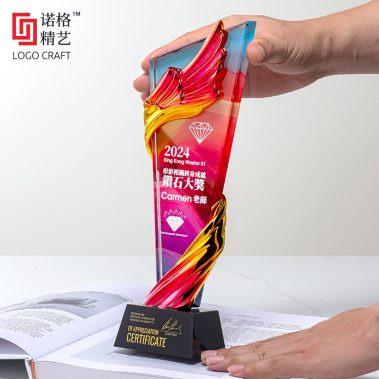 炫彩树脂水晶奖杯-2