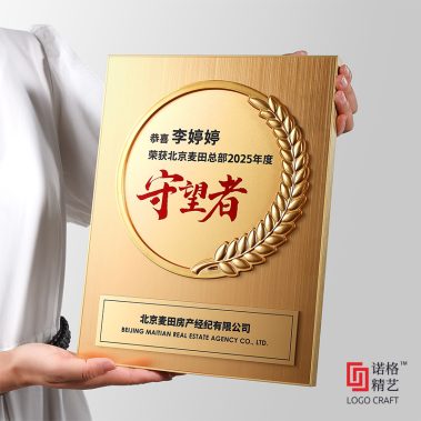 铝框压花丝绒奖牌系列3-1