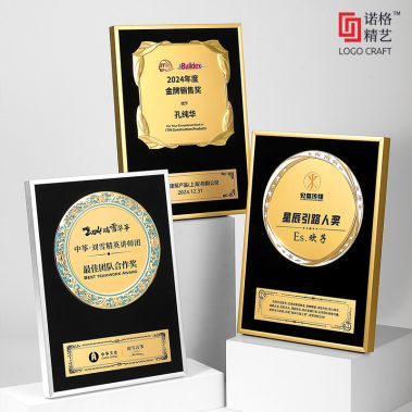 铝框压花丝绒奖牌系列3-10