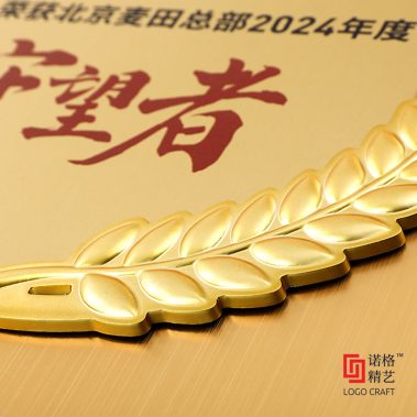 铝框压花丝绒奖牌系列3-细节2